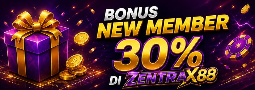 BONUS NEW MEMBER 30% 🎉 